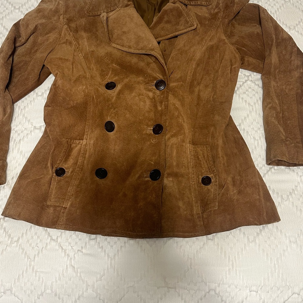 Finity Studio Leather Vintage Suede Lined Jacket … - image 5